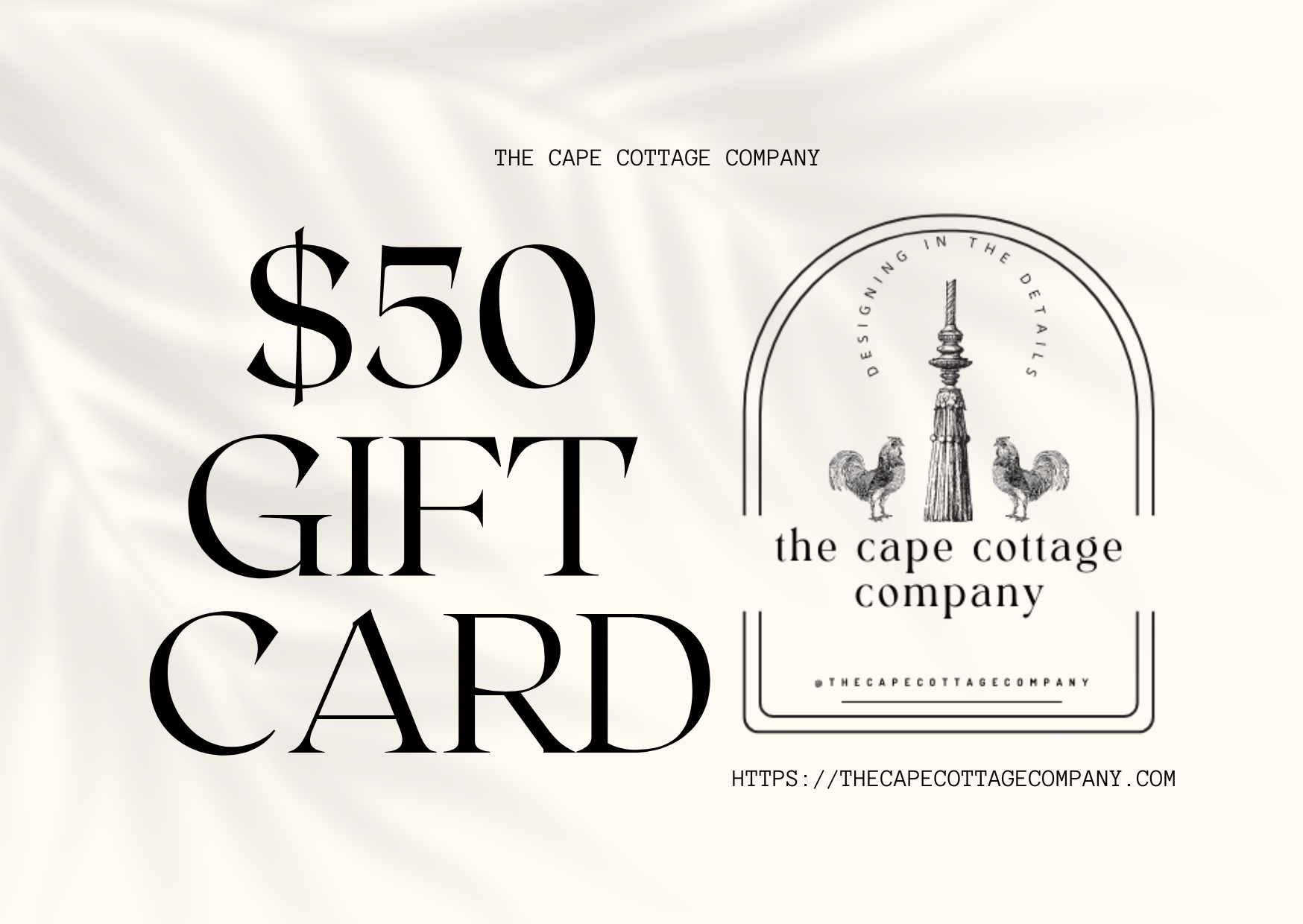 $50 Gift Card